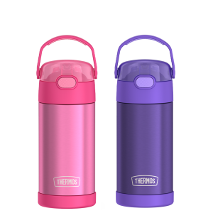 12oz FUNtainer  Water Bottles Pink & Purple Bundle